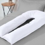 White U Shaped Pregnancy Pillowscase & Cover