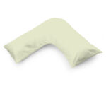 Cream v Shaped Pillows & Pillowcase / Cover