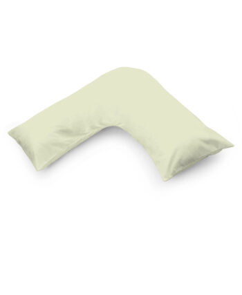 Cream v Shaped Pillows & Pillowcase / Cover