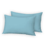 Plain DuckEgg 2x Pillowcases - Polycotton