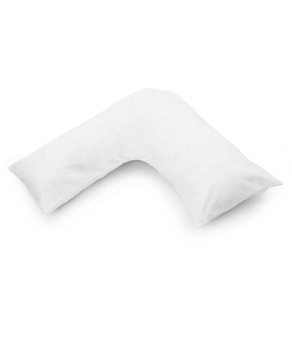 White v Shaped Pillows & Pillowcase / Cover