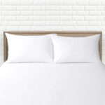 White Fitted Bed Sheets & Pillowcase – Polycotton