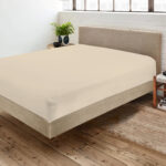 Latte Fitted Bed Sheets & Pillowcase – Polycotton